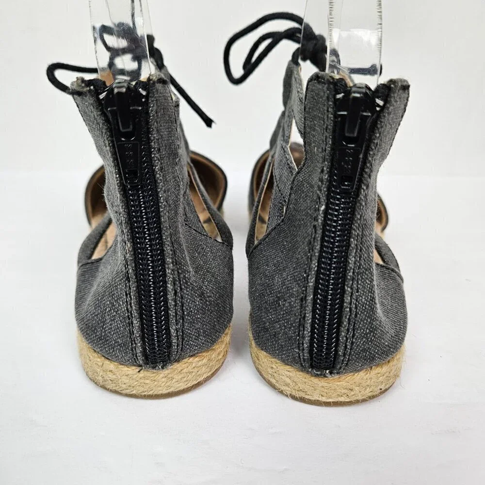 BOC Born Concept Lucy Gray Lace Up Tie Gladiator Espadrille Flat 8